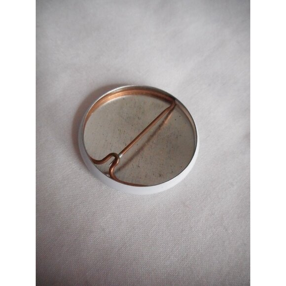 Vintage Estate Costume Button Pin Jewelry Jesus is the reason for the season USA - Picture 2 of 2